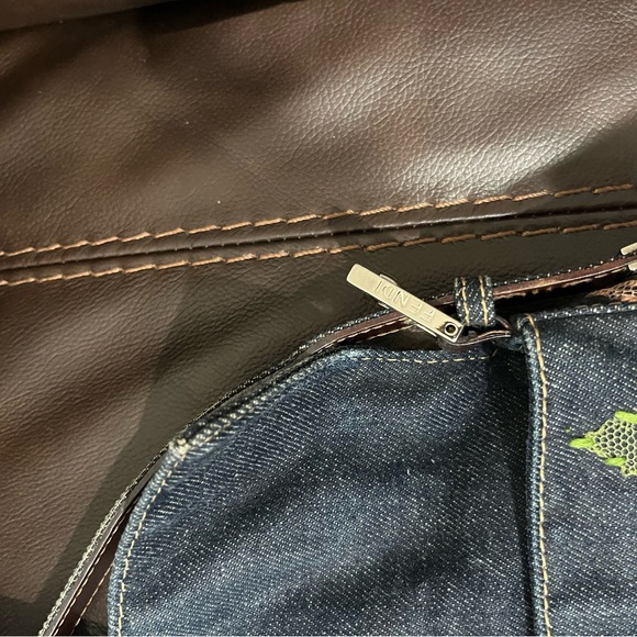 Fendi baguette denim floral vintage - Picture 6 of 16